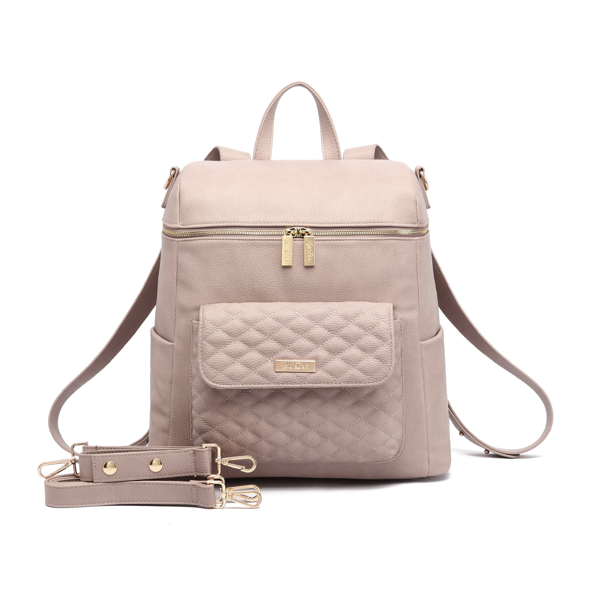 Monaco Diaper Bag | Nude Rose - Luli Bebé