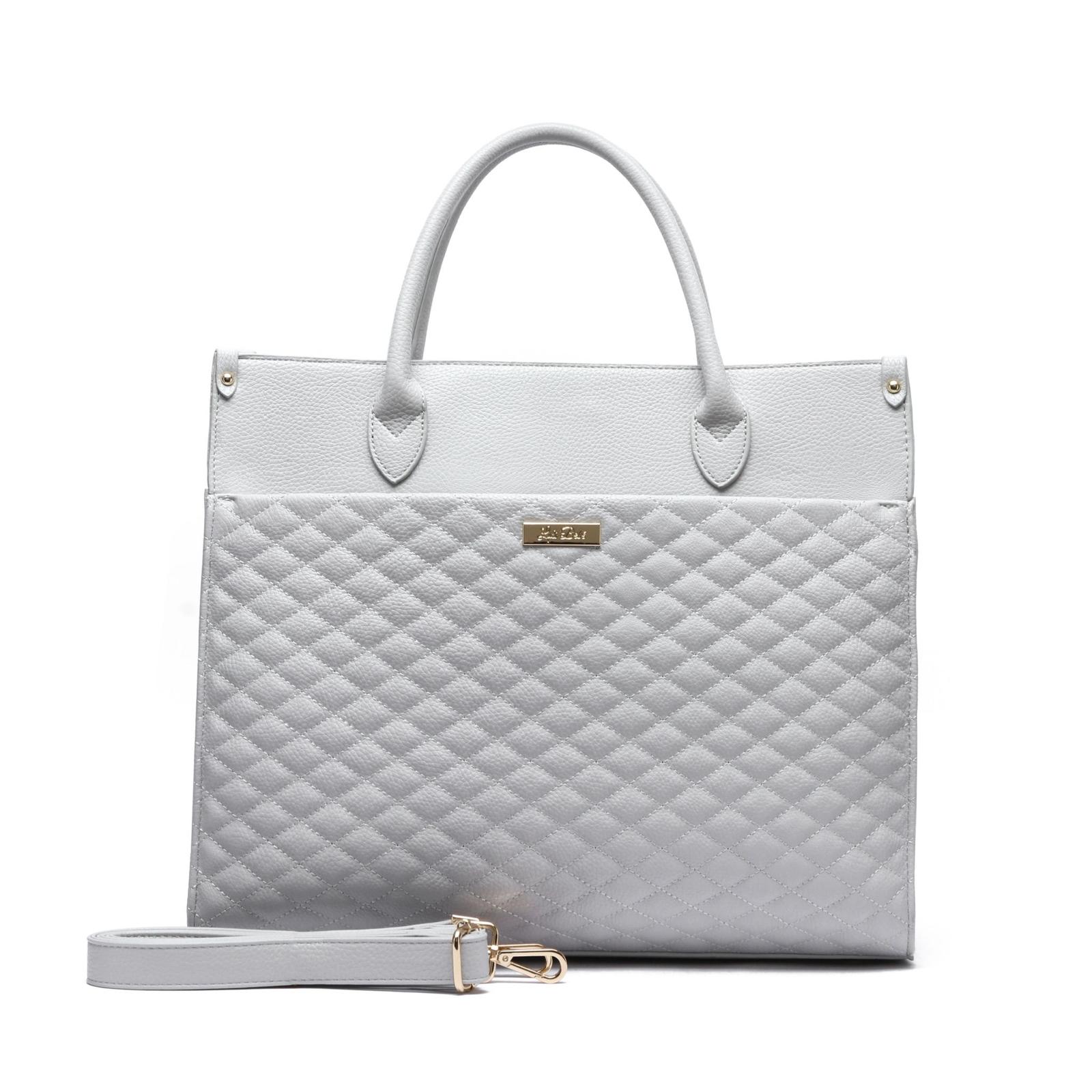 Luli Bebe Monaco Tote Bag | Stone Grey
