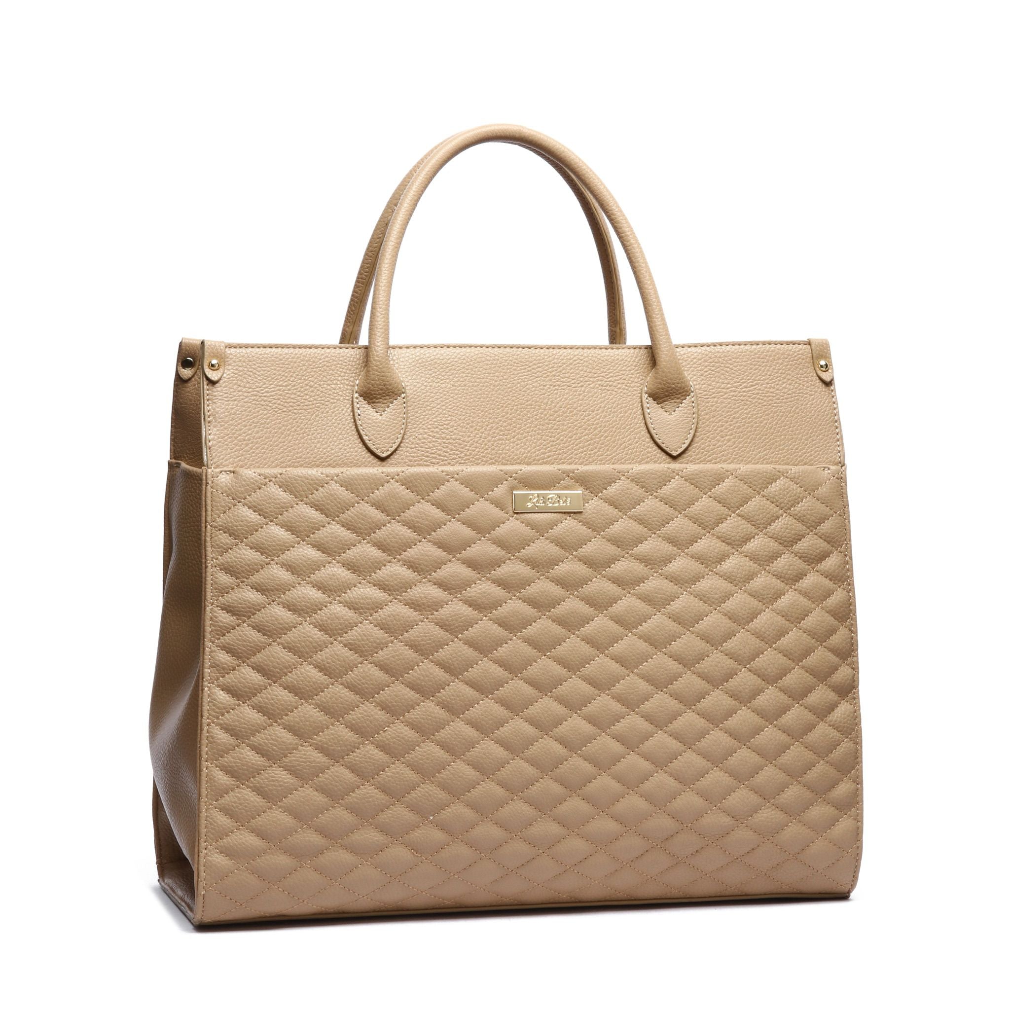 Luli Bebe Monaco Tote Bag | Latte Brown