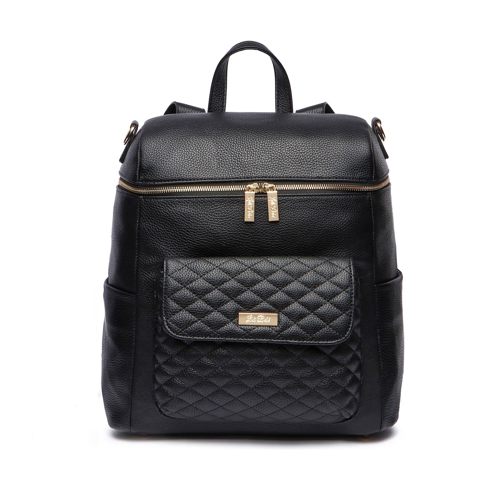 Black Diaper Bag Backpack